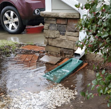 downspout runoff drain designs