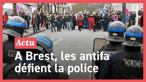 Réforme des retraites face à face tendu à Brest des manifestants