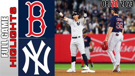 New York Yankees Vs Boston Red Sox Full Game Highlights Today