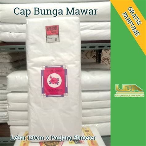 Jual Kain Kafan Mori Primisima Warna Putih Lebar 120cm Panjang 50m