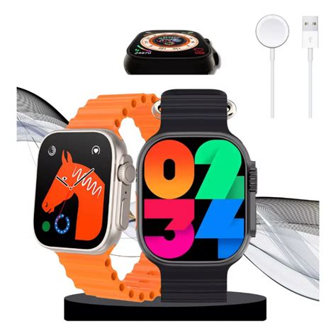 Relógio Smartwatch W69 Ultra Series 9 Android e iOS Amoled Shopee Brasil