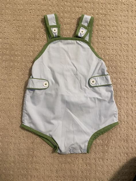 Skipper Sunsuit Buckhead Blue With Grenada Green The