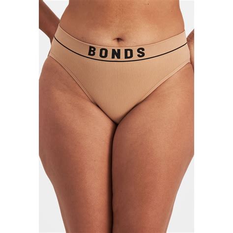 Bonds Women S Retro Rib Bikini Nude Big W