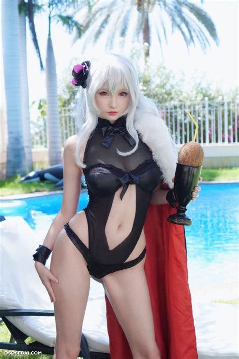 Graf Zeppelin Swimsuit By Hidori Rose Naked Cosplay Asian 29 Photos