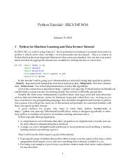 Python Tutorial Eecs W Pdf Python Tutorial Eecs W