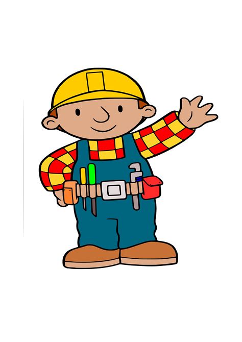 Bob The Builder Svg Cut File Svg Cutting File Silhouette Etsy Ireland