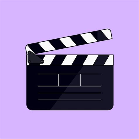 Claqueta Vector Film Shoot Cine Claqueta Icono Vector Premium