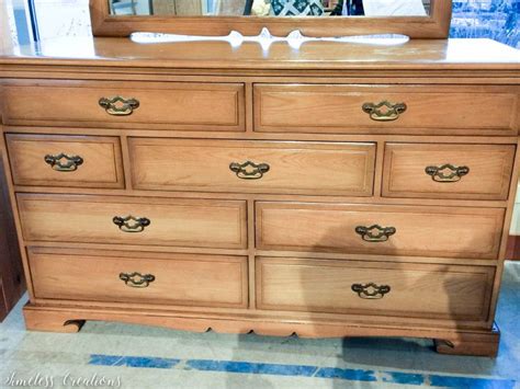 The Epitome Of Farmhouse Style White And Wood Dresser Timeless