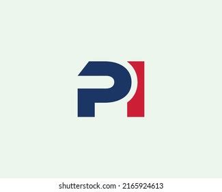 Pi Logo Design Vector Template Stock Vector Royalty Free