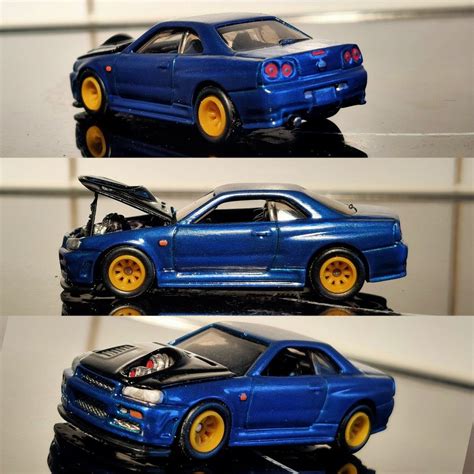 Custom Hotwheels Nissan Skyline R Hot Wheels Nissan Skyline Toy Car