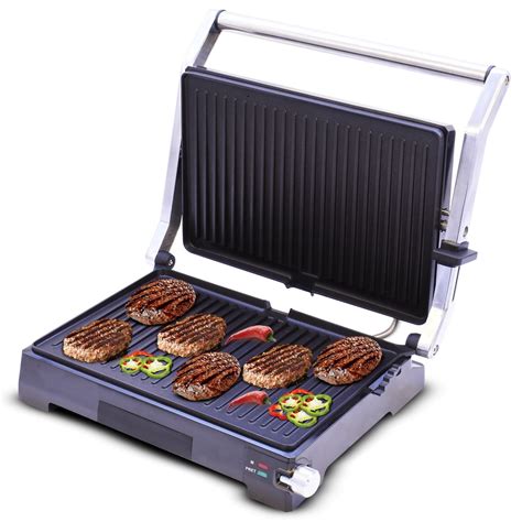 Grill À Viande Et Panineuse 2000W Techwood TGD 2000 imychic