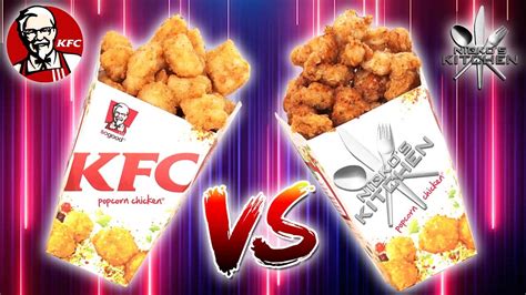 Kfc Popcorn Chicken Vs Homemade Finger Licking Good Recipe Youtube