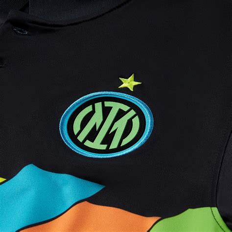 Maglia Nike Inter Milano 21 22 Terzo Kit Stadium Maniche Corte Nero