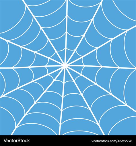 Spider web on a colored background Royalty Free Vector Image