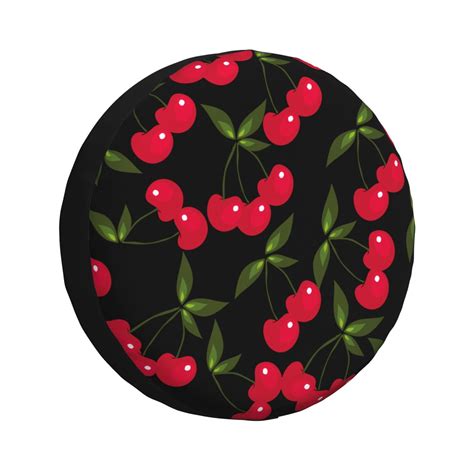 Junzan Cherry Tire Cover Wheel Protector For Truck Suv Trailer Camping