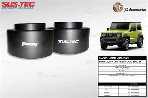 SUZUKI JIMNY 2018 2019 2020 2021 2022 SUS TEC SUSTEC REAR COIL