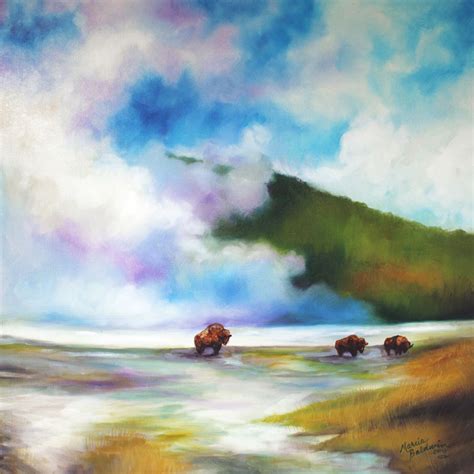 Daily Paintings Fine Art Originals By Marcia Baldwin Yellowstone