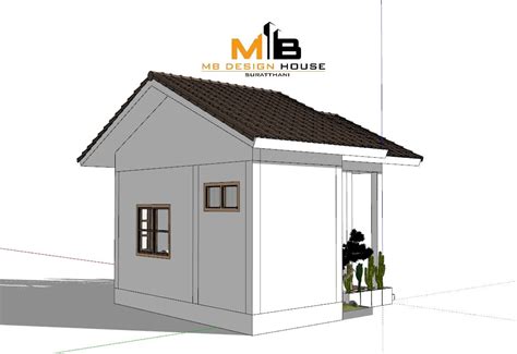 Small Minimalist Gable House 20 Sqm Perfect Guesthouse For Your