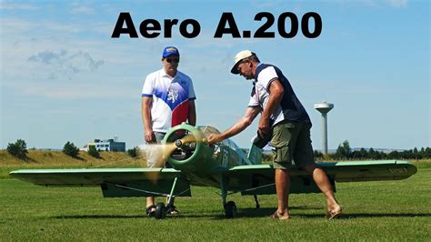 Aero A Giant Scale Rc Airplane K Holesov Youtube