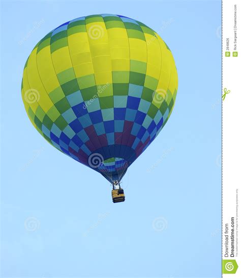 Ballon Do Ar Quente Foto De Stock Imagem De Cesta Azul 2848626