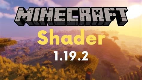 Shader In Minecraft So Geht Es 1 19 1 19 1 1 19 2 1 19 3 YouTube