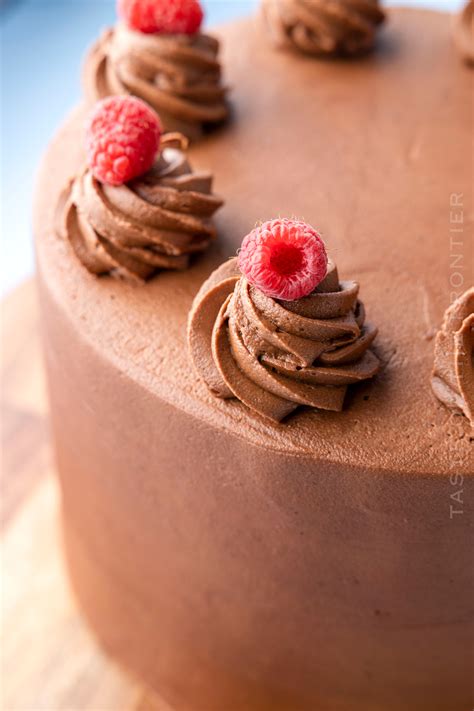 Raspberry Chocolate Truffle Cake With Chocolate Ganache