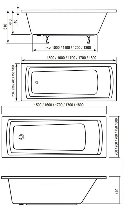 Акриловая ванна Ravak Domino Plus 170x70 купить в фирменном интернет ...