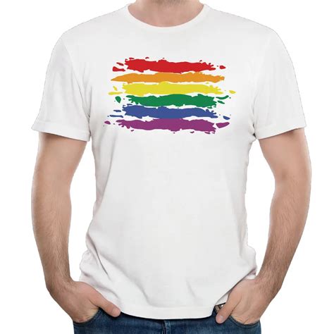 Gay Rainbow Flag New 2017 Mens T Shirt In T Shirts From Mens Clothing