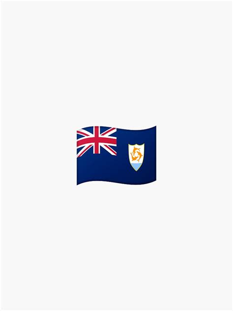 "Anguilla flag emoji" Sticker by Stickypegatinas | Redbubble