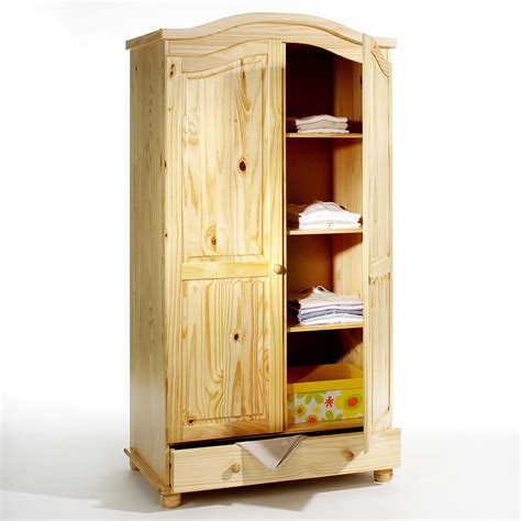 Armoire En Pin Bergen Vernis Naturel Mobil Meubles