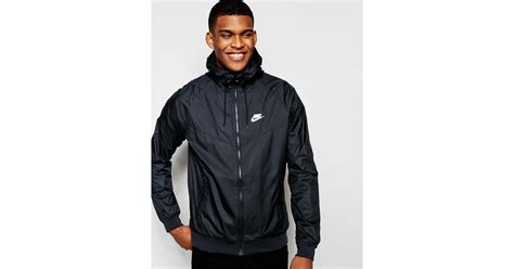 Nike Windbreaker Jacket In Black For Men Lyst Uk