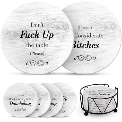 Funny Coasters Perfect White Elephant Gifts Unique Gifts Want It All