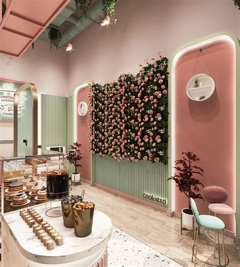 Cookies Shop On Behance In 2021 Coffee Shop Interior Design Cafe