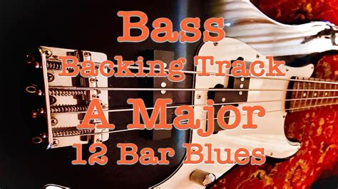 Easy 12 Bar Backing Track A Major No Bass Bassless Bass Less Play Along