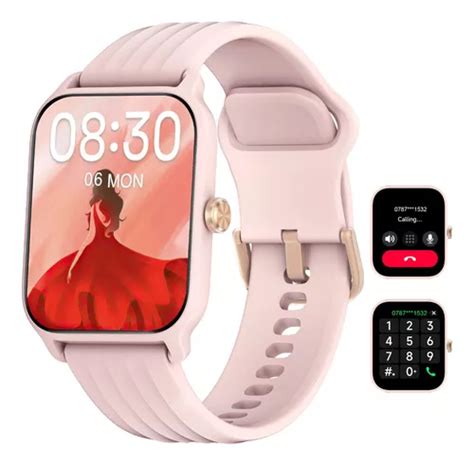 Smartwatch Mujer Hombre Reloj Inteligente Bt Llamadas Alexa Envío Gratis