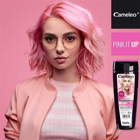 DELIA COSMETICS Cameleo Pink Hair Coloring Toner with Rose Water 200ml