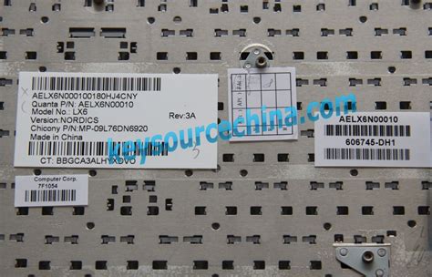 606745-DH1 HP Pavilion DV6-3000 Series DV6-3100 DV6-3200 DV6-3300 ...