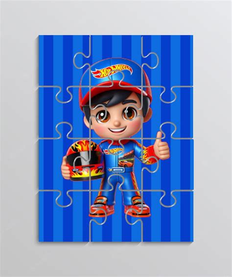 Quebra Cabe A Lembrancinha Para Festa Tema Hot Wheels Le O De Jud Lembrancinhas