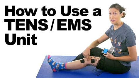 How To Use A Tens Ems Unit For Pain Relief Youtube