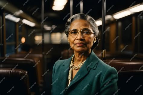 Premium Ai Image Rosa Parks Civil Rights Activist Montgomery Bus