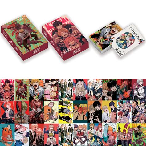 Buy Pretocter Pcs Anime Chainsaw Man Lomo Cards Set Chainsaw Man