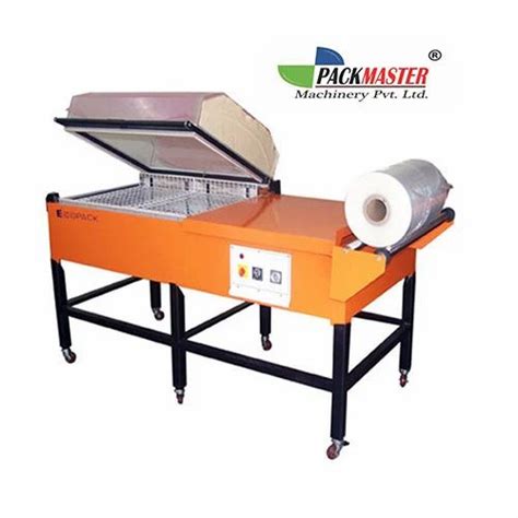 Mild Steel Plastic Chamber Shrink Wrapping Machine For Industrial