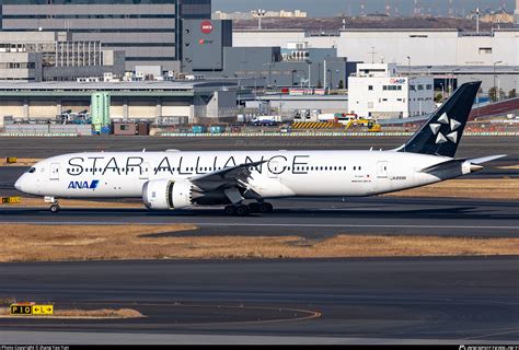 Ja A All Nippon Airways Boeing Dreamliner Photo By Jhang Yao