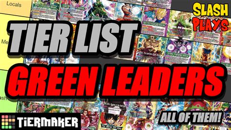 All Green Leaders Tier List Rdbscardgame