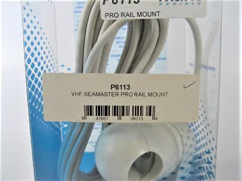 Pacific Aerials SeaMaster Pro Nylon VHF 1 Rail Mount P6113 New