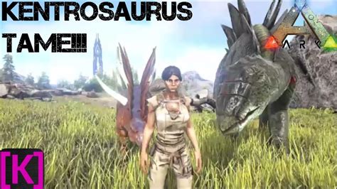 Ark Survival Evolved Kentrosaurus Tame Youtube