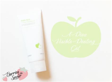Review: A'Pieu Apple Acid Visible Peeling Gel | Berries in the Snow