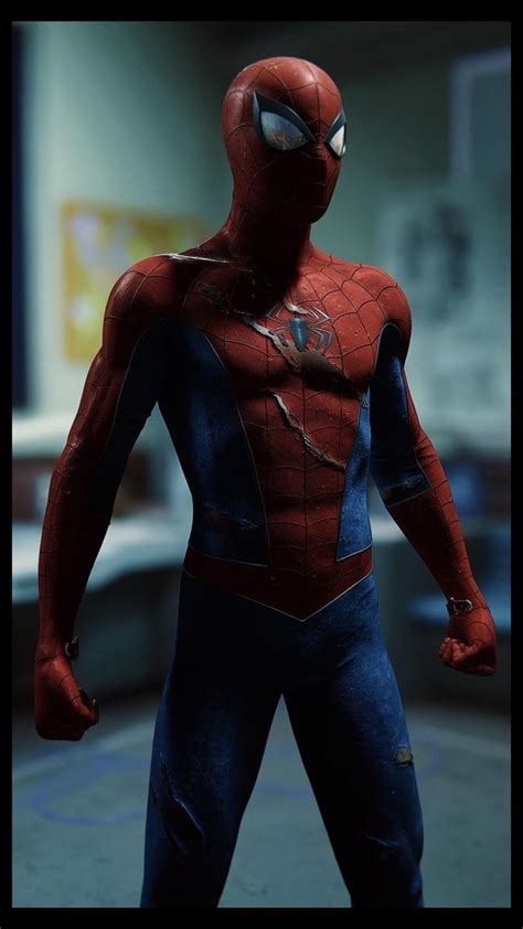 The Damaged Classic Suit Is So Detailed Spidermanps4