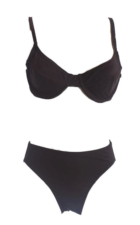 y o u Bikini braun mit Bügel Cup A B C Gr 34 36 38 NEU