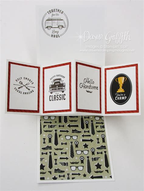 Best Pop Up Twist Masculine Card Video Dawn S Stamping Thoughts